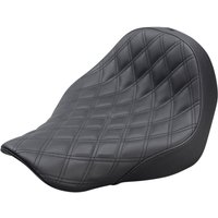 818-29-002LS - Saddlemen Renegade Lattice Stitch Solo Seat For Harley Davidson FLSB 1750 2018-2024 - Black