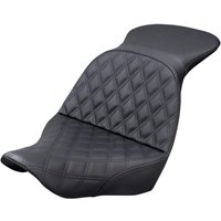 Image of 818-29-029LS - Saddlemen Explorer Lattice Stitch Seat For Harley Davidson FLSB 1750 2018-2024 - Black