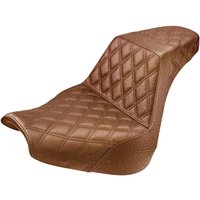 Image of 818-31-175BR - Saddlemen Step Up Seat For Harley Davidson FXBR 1750 2018-2020 - Brown
