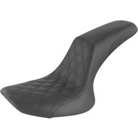 Image of 884-01-149 - Saddlemen Profiler Lattice Stitch Seat For Harley Davidson FLST 1340 1987-1990 - Black