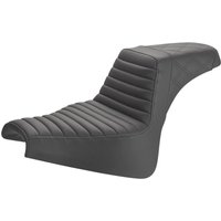 Image of 818-28-176 - Saddlemen Step Up Front Tuck-n-Roll Seat For Harley Davidson FLFB 1750 2018-2020 - Black