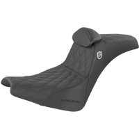 Image of SC81830DB0 - Saddlemen Pro Series SDC Performance Grip Seat With Backrest For Harley Davidson FXBB 1750 2018-2020 - Black