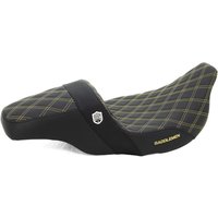 SC80807DGO - Saddlemen Pro Series SDC Performance Grip Seat For Harley Davidson FLH 1868 2021 - Black/Yellow