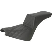 Image of 818-30-192 - Saddlemen Step Up Front Lattice Stitch Seat For Harley Davidson FXBB 1750 2018-2020 - Black