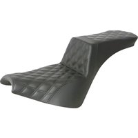 818-30-195 - Saddlemen Step Up Full Lattice Stitch Seat For Harley Davidson FXBB 1750 2018-2020 - Black
