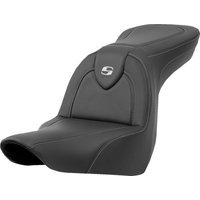 Image of 818-29-185 - Saddlemen Roadsofa Carbon Fibre Seat For Harley Davidson FLSB 1750 2018-2024 - Black