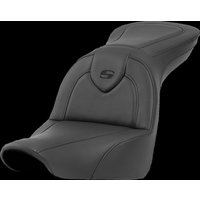 Image of 818-29-187 - Saddlemen Roadsofa Standard Reach Seat For Harley Davidson FLSB 1750 2018-2024 - Black