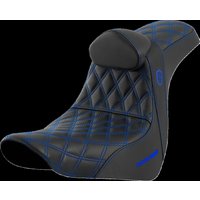 SC81829BLURT - Saddlemen Pro Series SDC Performance Grip Seat For Harley Davidson FLSB 1750 2018-2020 - Black/Blue