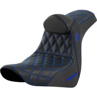 SC81829BLURT - Saddlemen Pro Series SDC Performance Grip Seat For Harley Davidson FLSB 1750 2018-2020 - Black/Blue