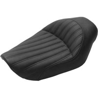 Image of 896-04-0023 - Saddlemen Knuckle Solo Seat For Harley Davidson FXD 1340 1996-1998 Ribbed - Black