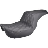 Image of 806-04-172 - Saddlemen Step Up Front Lattice Seat For Harley Davidson FLD 1690 2012-2013 - Black