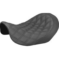 Image of 806-04-002LS - Saddlemen Renegade Lattice Stitch Solo Seat For Harley Davidson FLD 1690 2012-2013 - Black