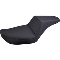 Image of 896-04-173 - Saddlemen Step Up Seat For Harley Davidson FXDWG 1340 1996-1998 Rear Lattice Stitch - Black