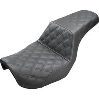 806-04-175 - Saddlemen Step Up Full Lattice Stitch Seat For Harley Davidson FLD 1690 2012-2013 - Black