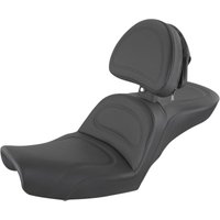 896-04-030 - Saddlemen Explorer Seat For Harley Davidson FXD 1340 1996-1998 Stitched - Black