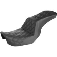 Image of 806-04-195 - Saddlemen Step Up Seat For Harley Davidson FLD 1690 2012-2013 - Black