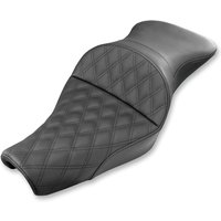 807-11-029LS - Saddlemen Explorer Lattice Stitch Seat For Harley Davidson XL 1200 C 2007-2020 - Black