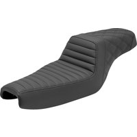 807-11-176 - Saddlemen Step Up Front Tuck-n-Roll Seat For Harley Davidson XL 1200 C 2004-2020 - Black