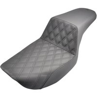 882-09-172 - Saddlemen Step Up Seat For Harley Davidson FXLR 1340 1987-1994 Front Lattice Stitch - Black