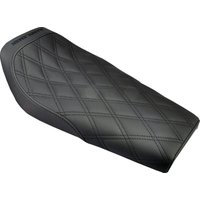 Image of Z4207 - Saddlemen Tracker Solo Lattice Stitched Seat For Harley Davidson XL 1200 C 1996-2003 - Black