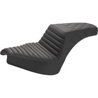 Image of I21-04-176 - Saddlemen Step Up Tuck-n-Roll/Lattice Seat For Indian Chief 111 ABS 2022-2026 - Black