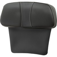 814-07-CPACK-D - Saddlemen Chopped Tour Pak Carbon Fibre Backrest Pad For Harley Davidson FLH 1868 ABS 2021 - Black