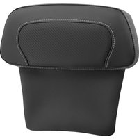 Image of 814-07-CPACK-CF - Saddlemen Chopped Tour Pak Carbon Fiber Backrest Pads For Harley Davidson FLHTCU 1690 2014-2016 - Black