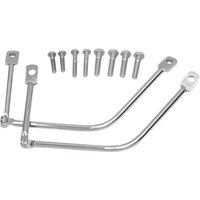 Image of 3501-0345 - Saddlemen S4 Universal Saddlebag Support Brackets For Honda CMX 250 C 1996-1999 - Chrome