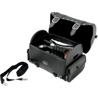 Image of 3503-0054 - Saddlemen Desperado Express Tail Bag - Black/Chrome