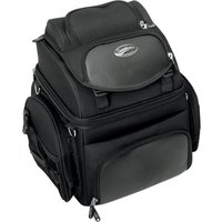 Image of 3515-0113 - Saddlemen BR1800 Backseat/Sissy Bar Rear Bag - Black/29.5L