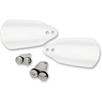 MEM7215 - Memphis Shades Hand Guards For Harley Davidson FLHR 1340 1996-1998 - Gloss/White