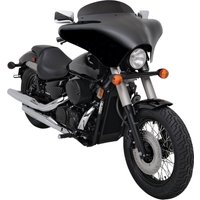 MEP8501 - Memphis Shades Batwing Fairing Windshield For Suzuki C 50 12.5 cm (5") - Black