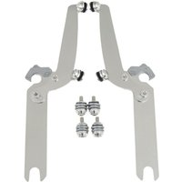 MEM8922 - Memphis Shades Sportshield Trigger Lock Complete Mount Kit For Harley Davidson FLS 1690 2012-2016 - Polished