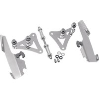 MEM8974 - Memphis Shades Fats/Slim Windshield Trigger Lock Complete Mount Kit For Harley Davidson FLSTS 1340 1997-1999 - Polished