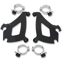 MEB1998 - Memphis Shades Bullet Fairing Trigger Lock Hardware Kit For Harley Davidson FXSB 1690 2013 - Black