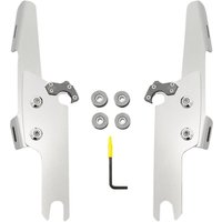 MEK2017 - Memphis Shades Fats/Slim Windshield Trigger Lock Complete Mount Kit For Harley Davidson FLRT 1690 - Polished