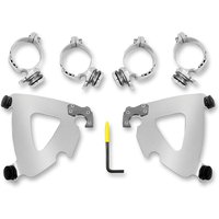 MEK2028 - Memphis Shades Road Warrior Trigger Lock Mount Kit For Harley Davidson FXBB 1750 2018-2020 - Polished