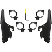 MEB2044 - Memphis Shades Batwing Fairing Trigger Lock Mounting Kit For Harley Davidson FLSB 1750 2018-2024 - Black