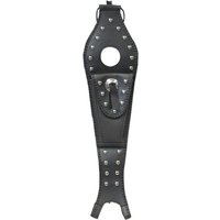 93323 - Mustang Tank Bib with Pouch For Harley Davidson XL 1200 C 2004-2020 - Black/Silver