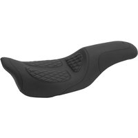 76981 - Mustang Dave Perewitz Signature Series Fastback 2 Up Seat For Harley Davidson FLHR 1584 2008 - Black