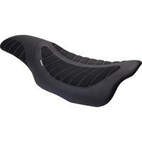 Image of 76292 - Mustang Kodlin Signature Series One Piece Seat For Harley Davidson FLHR 1584 2008 - Black