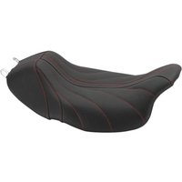 75059AB - Mustang Revere Journey Solo Seat For Harley Davidson FLH 1868 2021 - Black/Red