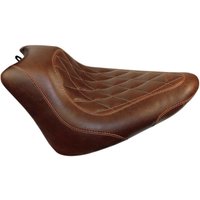 Image of 76766 - Mustang Wide Tripper Solo Seat For Harley Davidson FLS 1690 2012-2016 - Brown