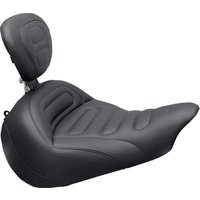 Image of 79683 - Mustang Solo Touring Breakout Seat For Harley Davidson FXSB 1690 2013 - Black