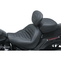79335 - Mustang Max Profile Passenger Touring Seat For Harley Davidson FXFB 1750 2018-2019 - Black