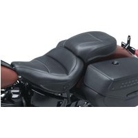 Image of 75881 - Mustang Max Profile Passenger Touring Seat For Harley Davidson FLDE 1750 2018-2020 - Black