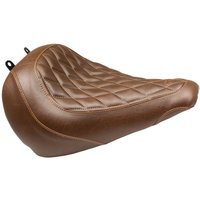 83023 - Mustang Wide Tripper Solo Seat For Harley Davidson FLFB 1750 2018-2020 - Brown