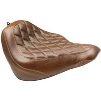 83053 - Mustang Wide Tripper Solo Seat For Harley Davidson FLSL 1750 2018-2021 - Brown