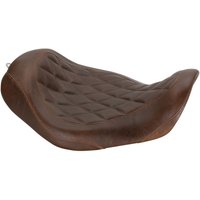 Image of 76706 - Mustang Wide Tripper Solo Seat For Harley Davidson FLD 1690 2014-2016 - Brown