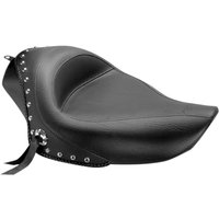 76156 - Mustang Studded Vinyl Solo Seat For Harley Davidson XL 1200 C 2004-2020 - Black